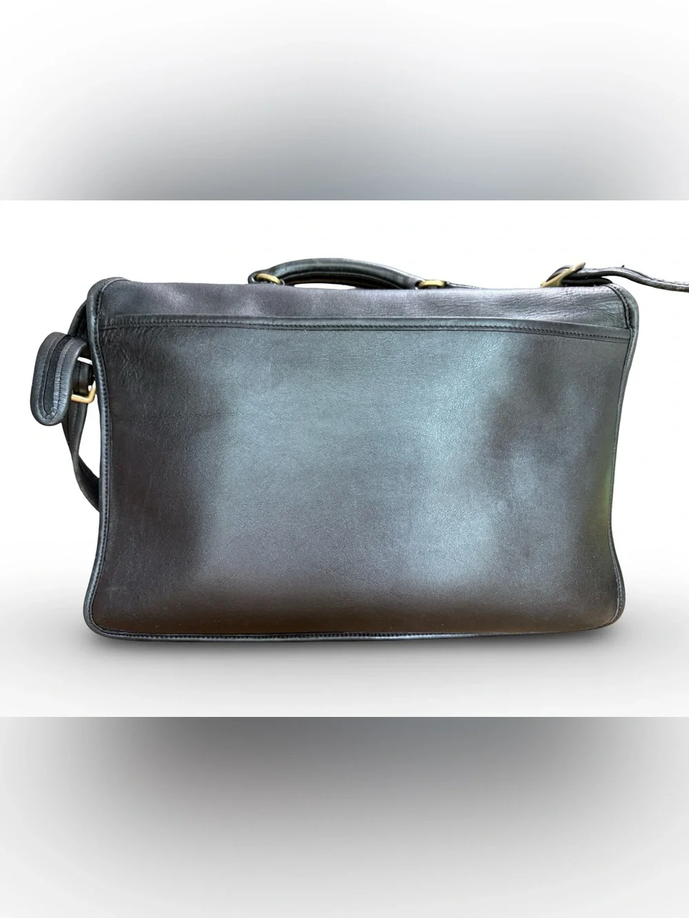 Vintage Coach Metropolitan 5180 Briefcase Jet Black